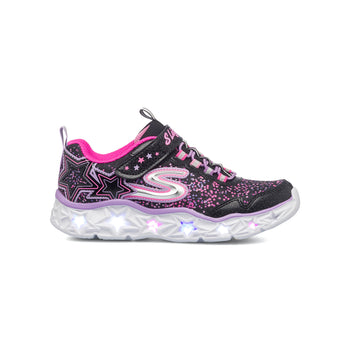 Scarpe da ginnastica nere da bambina con luci nella suola Skechers S Lights: Galaxy Lights, Brand, SKU s342000162, Immagine 0